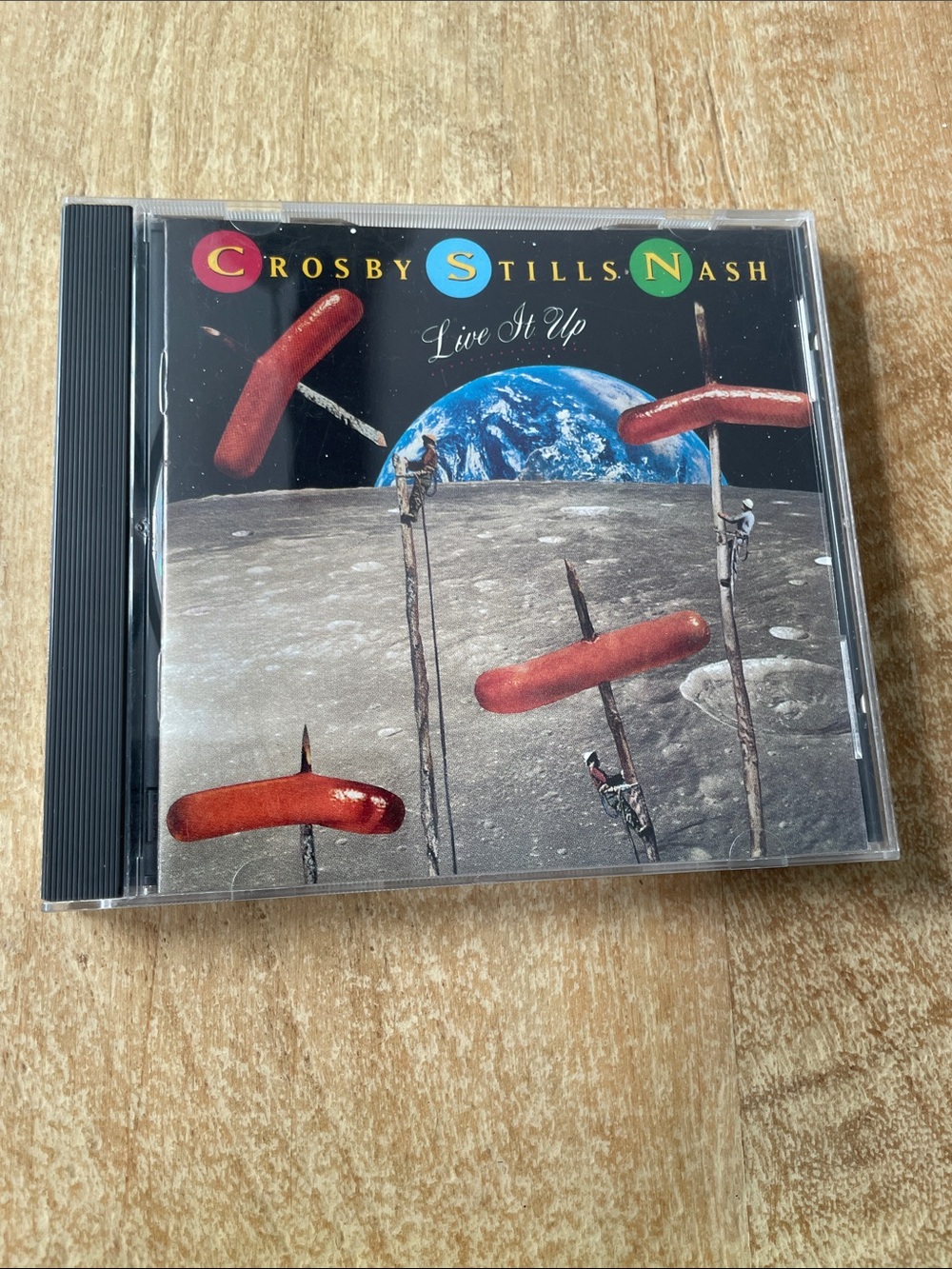Crosby, Stills & Nash – Live It Up CD 1990 Atlantic